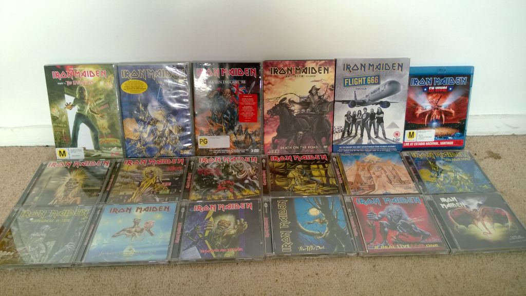 My Iron Maiden Vinyl as at 9/12/12